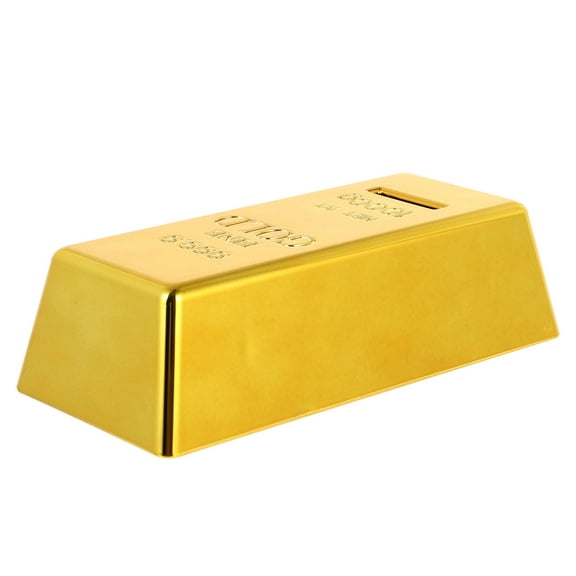 WHAMVOX  Keys Gold Bar Bullion Piggy Bank Source Material Money Box Child