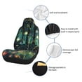 thumbnail image 6 of Sikiie Mystical Black Cat Fireflies Car Seat Covers 2PCs Front Car Seat Covers Universal fit for Most Cars SUVs and Trucks-2 PCS, 6 of 9