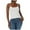 White, variant on Kureaily Women's Solid Color Elastic Inner Layer With Thin Chest Pad Can Be Worn On The Outside As A Base Shirt With A Camisole Vest Women's Tank Top