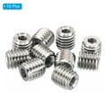 thumbnail image 3 of Uxcell Thread Adapters Sleeve Reducing Nut M10x1.5 Male to M5x0.8 FeMale to Repair Insert Nut Screw Reducer 10mm 10 Pcs, 3 of 5