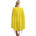 thumbnail image 2 of Sxiwei Womens Ancient Greek Cosplay Costume Toga Dress Chiffon Long Cape Sleeve Tunic Dress Yellow XL, 2 of 5