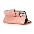 thumbnail image 6 of For Apple iPhone 11 (XI6.1) Luxury Wallet Card ID Zipper Money Holder Case Cover - Rose Gold, 6 of 8