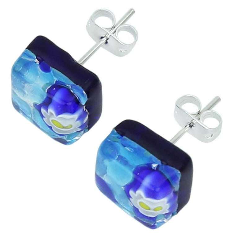 Italian Artisan Bracelet Glass Of Venice Murano Glass Venetian Reflections Stick Pendant Glass Of Venice Murano Jewelry Metal Bracelet