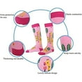 thumbnail image 2 of par de calcetines de esquí para niños, cálidos, para la nieve, para invierno, largos hasta la rodilla, para snowboard y patinaje, para niños y niñas., 2 of 5