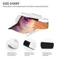 thumbnail image 3 of Balery Sunset Cloud Corgi Sport Wear Athletic Visor Sun Sports Visor Hat Visor Adjustable Cap for Women and Men (One Size), 3 of 7