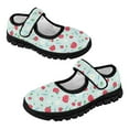 thumbnail image 5 of FUIALDOLG Little Kids Wide Toe Barefoot Classic Shoes Minimalist Sneakers School Flats Wedding Uniform Party Shoes Adjustable Ankle Strap with Buckle, 5 of 9