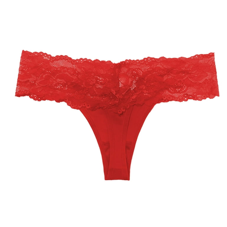 AnuirheiH Women Sexy Solid Underwear Lingerie Thongs Panties Ladies  Underwear Sale Clearance