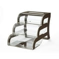 thumbnail image 2 of Rosseto Serving Solutions BK017 Bakery Case 3-Tier, Clear Acrylic Cases & Bronze Frame - 1 EA, 2 of 2