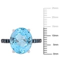 thumbnail image 2 of Everly Women's Topaz Sterling Silver Ring, 2 of 8