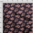 thumbnail image 3 of oneOone Silk Tabby Brown Fabric Floral & Sewing Craft Projects Fabric Prints By Yard 42 Inch Wide, 3 of 5