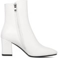 thumbnail image 3 of Women's High Chunky Heeled Boots, Zip Up Ankle Booties with Square Toe | Perfect for Casual Outings and indoors, 3 of 16