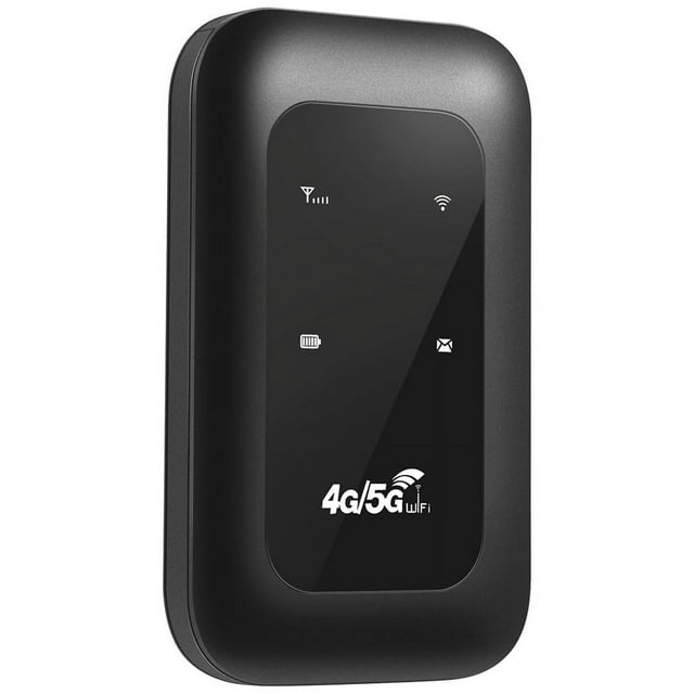 Enrutador Wifi de Bolsillo Repetidor 4G LTE Punto de Acceso Wifi MóVil para Coche Enrutador de MóDem Mifi InaláMbrico de Banda 4G con Ranura para Tarjeta Sim