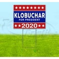 thumbnail image 1 of Klobuchar For President 2020 (18" x 24") Yard Sign, Includes Metal Step Stake, 1 of 6