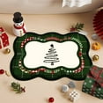 thumbnail image 4 of Honeeladyy 1 PC Christmas Door Mat Outdoor, Xmas Welcome Mat for Front Door, Christmas Non Slip Holiday Doormat Indoor Entryway Floor Rug for Entrance Outside Home, 23.62"x15.74", 4 of 6