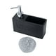 thumbnail image 5 of Dispensador de jabón y soporte para estropajo 2 en 1, dispensador de limpieza de cocina, bomba, contenedor de líquido y jabón, 280ml, 5 of 9