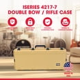 thumbnail image 2 of SKB Cases Waterproof Double Bow/Short Rifle Case Durable Protection, Desert Tan, 2 of 7