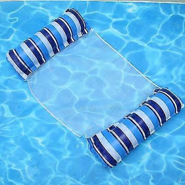 2023 New Water Hammock Recliner Inflatable Floating Swimming Mattress Sea Swimming Ring Pool Party Toy Lounge Bed For Swimming_Perfect Gift