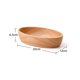 thumbnail image 2 of 1pc Oval Wooden Tray Dinner Plates Tableware Bowl Versatile Tray Coffee Table Kitchen Dishes Snacks Dried Storage Supplies, 2 of 11