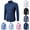 Pink, variant on UVEASISHA Sales Today Clearance Clearance Mens Business Casual Dress Shirts Regular Fit Long Sleeve Button Down Shirt for Men Solid Color Fashion Office Work Shirts with Pocket White L