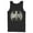 Black, variant on Men's Batman Shield Logo Comic 80th Anniversary Tank Top Black X Large