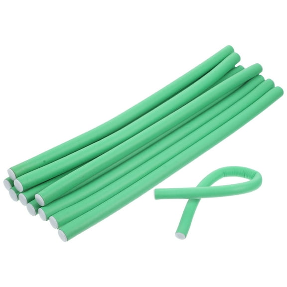 STOBOK Hair Perm Rods Hair Curling Flex Rods 20pcs 1.0cm No Heat Damage for Women Household Use