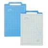 June Tailor 12" x 18" Blue and White Quilters Cut and Press II Cutting and Pressing Mat
