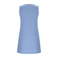 thumbnail image 4 of Ovzne Robes d'Été pour Femmes Robe d'Été Mode pour Femmes Robe Décontractée Unie Robe à Poches Robe Débardeur Robe Longue Robe de Vacances Liquidation, 4 of 6