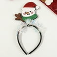 thumbnail image 4 of XEGLSBU Christmas Headbands and Theme Headwear Xmas Santa Snowman Christmas Accessories Decorations Party for Kids White One Size, 4 of 5