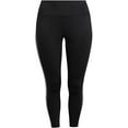 thumbnail image 3 of adidas Women's Believe This 2.0 3-Stripes 7/8 Tights Black/White X-Small, 3 of 4
