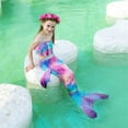 thumbnail image 2 of Girls' Mermaid Swimming Tail Sets High quality, 2 of 5