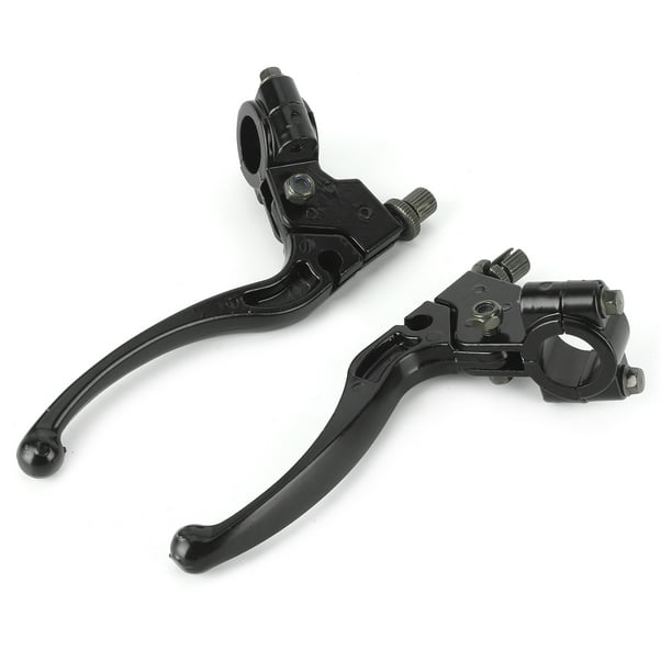 Par de palancas de embrague universales para motocicleta, manija de freno de tambor para moto de cross, ATV con manillar de 22 mm