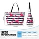 thumbnail image 4 of Easygdp Flamingos Bolsa de Viaje de Playa de Gran Capacidad, Bolsa Tote Perfecta para la Playa, Escapadas de Fin de Semana y Viajes, 4 of 7