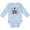 AE-Light Blue, variant on Inktastic Ballerina Dancer I Love Ballet Girls Long Sleeve Baby Bodysuit