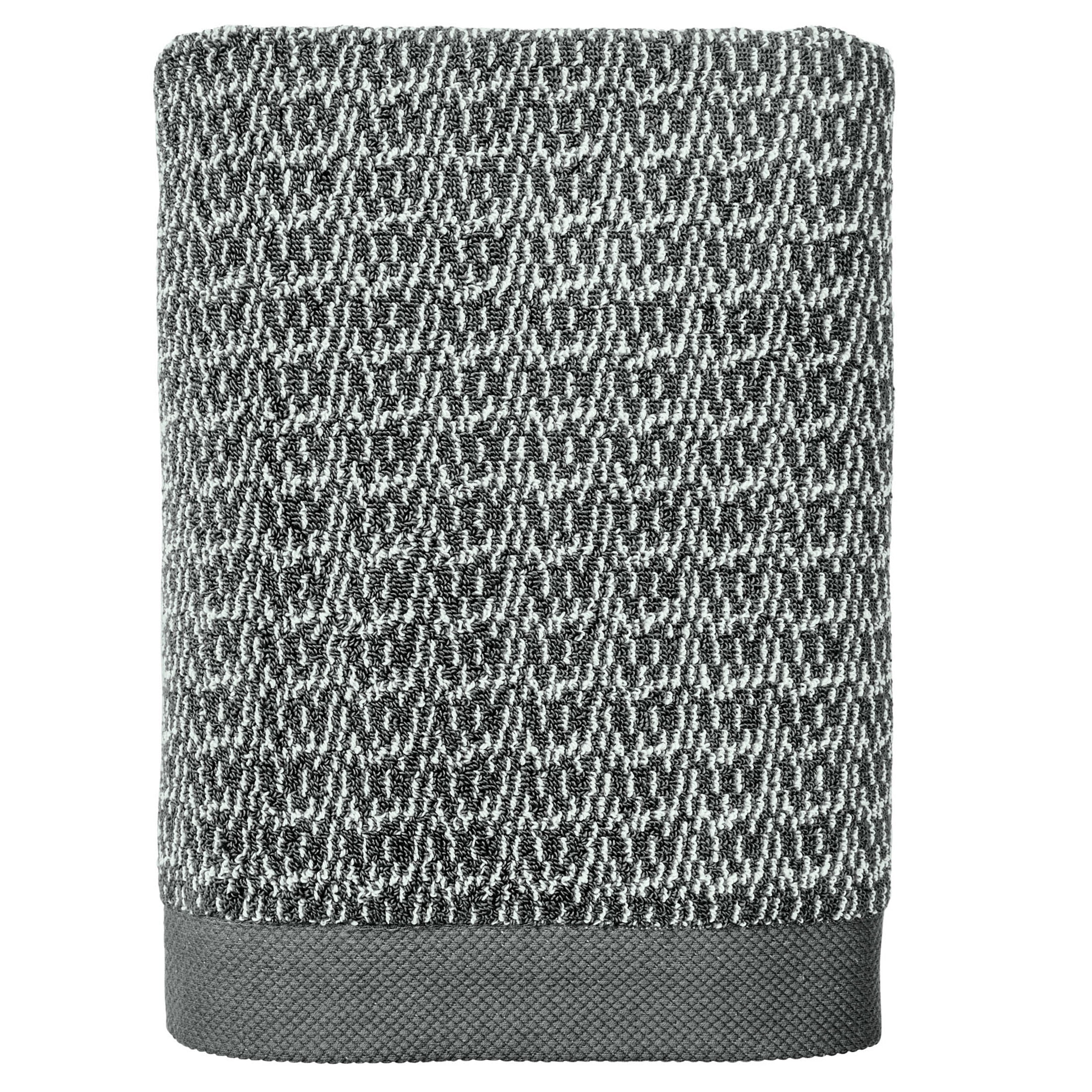 Better Homes & Gardens Signature Soft Cotton Melange 6 Piece Bath Towel Set,Gray Flannel