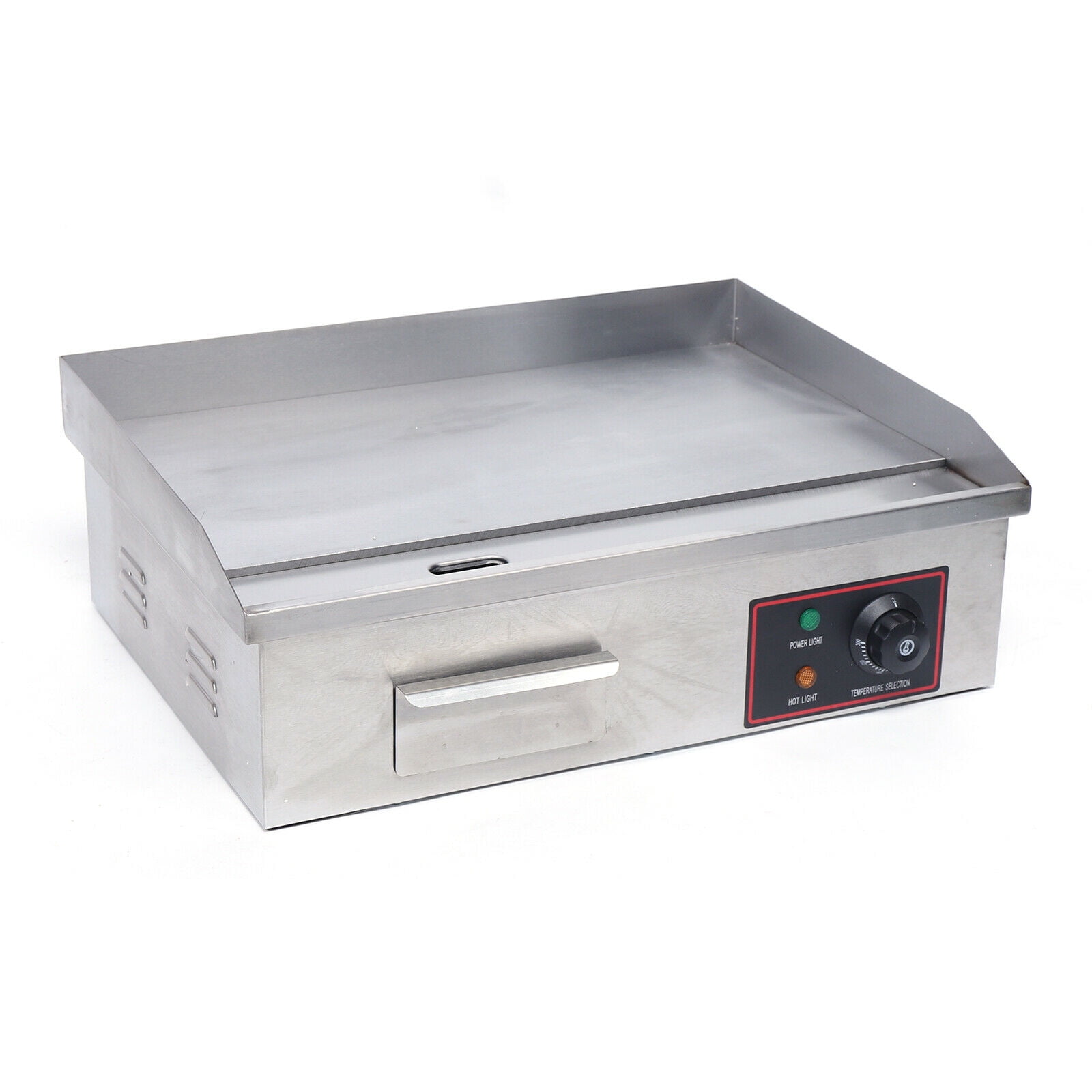 3000W Commercial Electric ertop Griddle Flat Top Grill Hot Plate BBQ Non-Stick Flat Large ertop Griddle, Adjustable Thermostatic Control,Stainless Steel Restaurant for Steak Pancake Kitchen