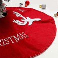 thumbnail image 4 of 90cm Christmas Tree Skirt, Christmas Tree Stand Cover, Christmas Tree Decoration, Merry Christmas Tree Skirt Christmas Tree Mat, Moose Christmas Decor, 4 of 5