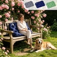 thumbnail image 1 of TTJ Coussin de Banc Coussins de Banc d'Extérieur Coussin de Siège de Camping Gonflable Coussin d'Air d'Extérieur Portable pour Gradins Randonnée Plage Voyage Coussin de Sol, 1 of 9