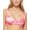 Pink, variant on Calvin Klein Womens Tie Dye Beachwear Bikini Swim top Pink L