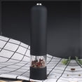 thumbnail image 6 of Electric Pepper Grinder Automatic Salt and Pepper Mill with Adjustable Coarseness One Hand Operation Spice Grinding Tool Black, 6 of 8