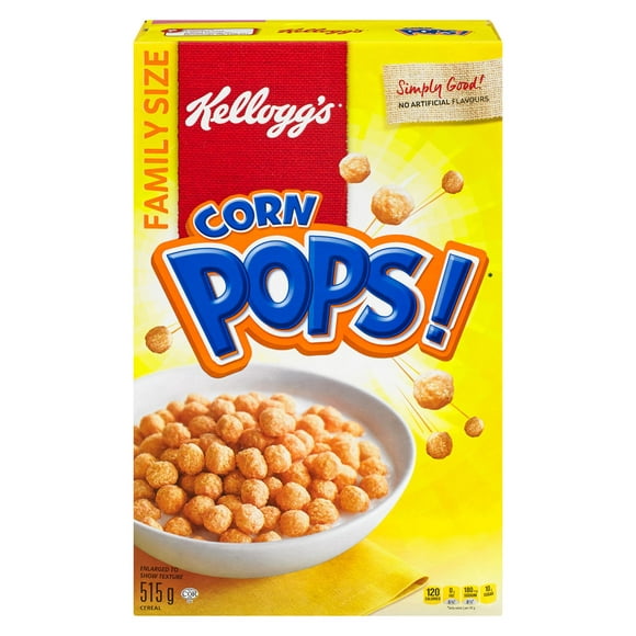 Kellogg’s Corn Pops Cereal,  Family Size, 515g, 515g
