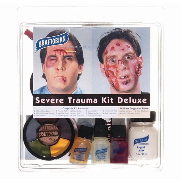 Kit de maquillaje Graftobian Deluxe Severe Trauma Special FX