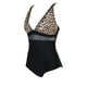 thumbnail image 3 of Trajes de baño para mujer, Trajes de baño para mujer, Traje de baño de moda para mujer, Traje de baño estampado multicolor a juego, ajustado y fruncido, Traje de baño para mujer, 3 of 5