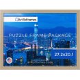 thumbnail image 3 of ArtToFrames 27.2x20.1 Inch - 69x51 CM Brown Puzzle Frame for 631 piece Puzzles.1.25 Inch Custom MDF Puzzle Frames, Natural Oak - Comes with Economy Acrylic, 3 of 5