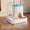 Blue, variant on 1-Pack Automatic Gravity-Fed Cat Water Dispenser & Feeder - Spill-Proof Large Capacity One-Piece Design,