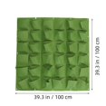 thumbnail image 2 of Wall Mounted Grow Bag 36-Pockets Non-Woven Felt For Growing Vegetables Flowers In Gardens Patios Apartment 1Pack, 2 of 4