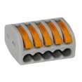 thumbnail image 1 of Wago 222-415 Tuercas de palanca Conectores compactos de 5 conductores, 10 unidades, 1 of 3