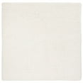 thumbnail image 4 of SAFAVIEH Madrid Miah Solid Polyester Shag Area Rug, Ivory, 11' x 15', 4 of 9