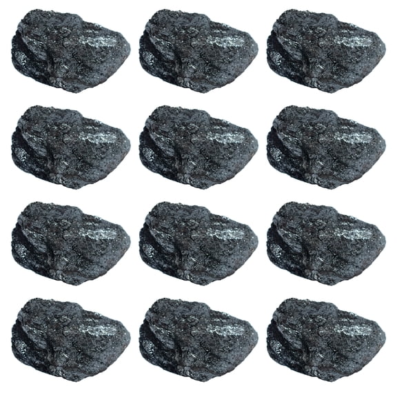 12PK Raw Hematite, Mineral Specimens - Approx. 1" - Geologist Selected & Hand Processed - Great for Science Classrooms - Class Pack - Eisco Labs