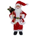 thumbnail image 3 of Injueey Snowman Santa Claus Doll Ornament Decoration Statue Table Decor Indoor Desk Kits de decoración para fiestas Rojo 17x30cm, 3 of 6