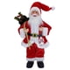 thumbnail image 2 of Cateissary Snowman Santa Claus Doll Ornament Decoration Decor Indoor Desk Statue Table Kits de decoración para fiestas Rojo 17x30cm, 2 of 6